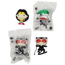 Dc Justice League Burger King Toy Lot - Joker, Wonder Women, &amp; Catwoman - 2020 - £6.03 GBP