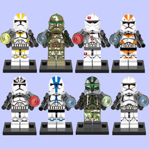 Star Wars Wolf Pack Utapau Clone Stormtrooper Commander Neyo Minifigures... - $16.98