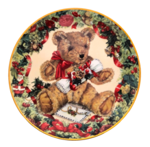 Teddy&#39;s First Christmas Franklin mint Plate Signed  Sarah Bengry # O1196 - £12.58 GBP