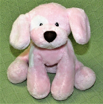 Baby Gund Spunky Barking Pink Puppy Dog Stuffed Animal Plush White Spots Lovey - £9.06 GBP