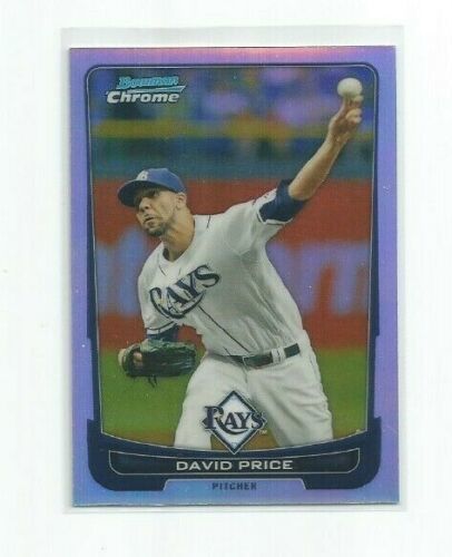 Primary image for DAVID PRICE (Tampa Bay Rays) 2012 BOWMAN CHROME REFRACTOR PARALLEL CARD #16