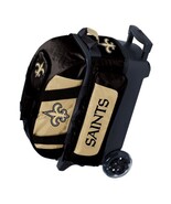KR NFL 2 Ball Double Roller New Orleans Saints Bowling Bag - $2,558.58 MXN