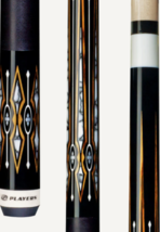 Players Black with White Recon Diamond Cue with Black Linen Wrap! Free Shipping! - £164.82 GBP