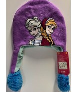 Disney FROZEN  Anna and Elsa LIGHT UP Peruvian Stocking Hat Great Holida... - £14.11 GBP