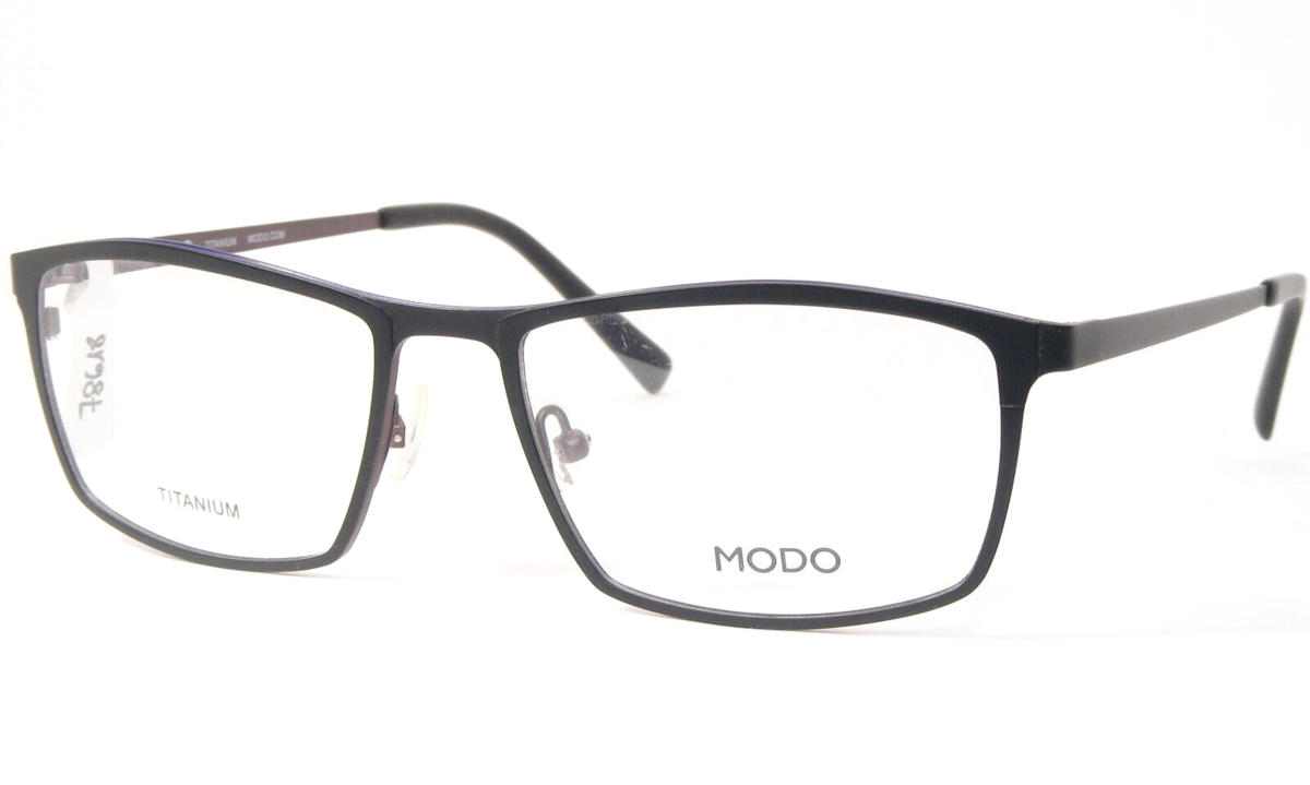 MODO 4224 Mblk Matt Schwarz Einzigartig Titan Brille Brillengestell 54-1... - $195.02