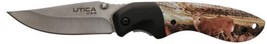 Utica Deer Ridge I Liner Folding Knife 3.25&quot; 440 Steel Blade - 91-1003CP - £22.27 GBP