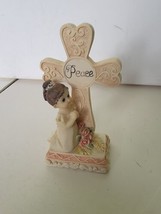 Cross Decorative Figurine Collectible Peace Christian Praying  - £18.09 GBP