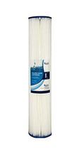 Whole House 20&quot; x 4.5&quot; Pleated Sediment Filter Replacement Cartridge 1 Micron -  - £22.15 GBP