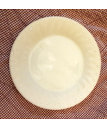 Anchor Hocking Ivory White Swirl Bread Plate Milk Glass Fire King - £6.27 GBP