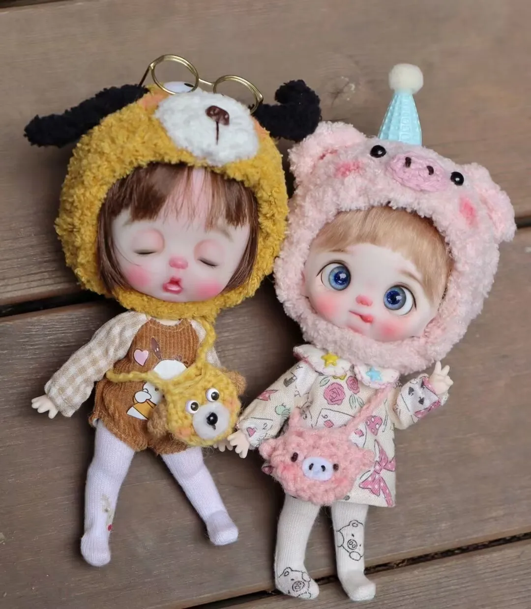 OB11 customization dolls  polymer clay selling  doll clothes Not shoes（wig and - £52.25 GBP+