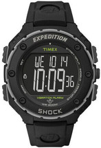 Timex T49950 Expedition Shock XL Vibrating Digital Black Resin Band Watch - £62.56 GBP
