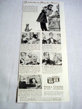1942 Sanka Coffee Ad So Yesterday we Hung the Mayor - $8.99