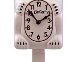 Limited Edition White Kit-Cat Klock swarovski crystals jeweled Clock - £81.88 GBP