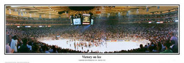 NHL New York Rangers Madison Square Garden Victory on Ice Panoramic Post... - $49.95+