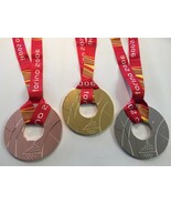 2006 OLYMPICS Torino ITALY Winter Souvenir GOLD SILVER BRONZE SET medals - $299.00