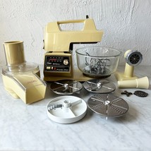 Vintage Oster Regency Kitchen Center Mixer-Food Processor-Grinder-Doughm... - $170.95