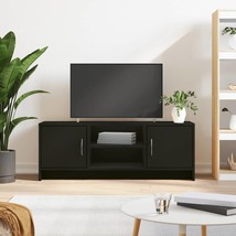 TV Cabinet Black 102x30x37.5 cm Engineered Wood - £30.05 GBP