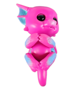 2017 Talking Wowwee Fingerling Dragon Pink w Teal Wings &amp; Claws - £5.41 GBP