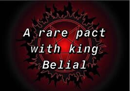 Rare pact with king Belial - $75.00
