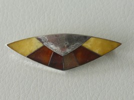 Vintage Sterling Silver .925 by Valerio Poland Pin Brooch Marked V-8 - £34.25 GBP