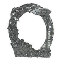 LONGABERGER Collectors Club Picture Frame  Basket Pewter Wallet Size Gift  - £7.49 GBP