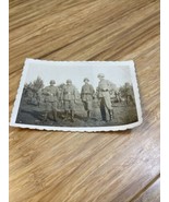 Antique World War 2 WWII Era Photograph Soldiers Uniform Military KG JD - £9.37 GBP