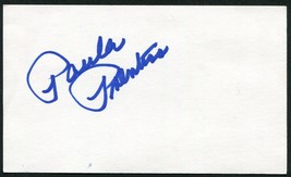 PAULA PRENTISS SIGNED 3X5 INDEX CARD ACTRESS THE STEPFORD WIVES PARALLAX... - $17.63