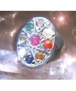 HAUNTED ANTIQUE RING SORCERER&#39;S WHEEL 9 GIFTS HIGHEST LIGHT COLLECTION M... - $11,005.29 MXN