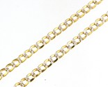 Unisex Chain 10kt Yellow and White Gold 411501 - £278.97 GBP