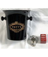 Tott&#39;s Reserve Cuvee Plastic Ice Bucket &amp; Tott&#39;s Champagne Metal Bottle ... - £38.66 GBP