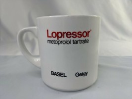 Lopressor Pharma Drug Rep Advertising Doctor Coffee Mug Cup - £22.31 GBP