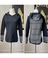 Aspen Nordic Ski Hoodie Sweater Charcoal Grey XS - $597.08 MXN