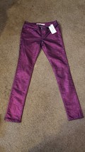 NWT Fredrick&#39;s Hollywood S &amp; P Women&#39;s Pants Shimmer Jeans Teal 27 x 27 ... - $24.52