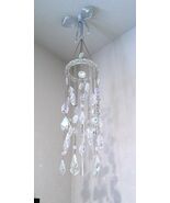 Kirks Folly Diamond Dream Clear Crystal Windchime Silvertone NEW Wind Chime - $247.49