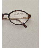 VTG Logo Paris Gold &amp; Amber Tortoise Ultra-Lite Glasses Demo Lenses 48-1... - £23.52 GBP