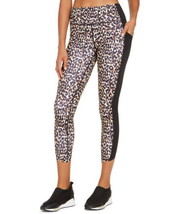 Ideology Womens Colorblocked Leopard Print Leggings Size X-Small Color Bold Leo - £27.97 GBP