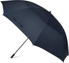 80 Inch Huge Large Oversize Golf Umbrella Double Canopy Vented Windproof - $86.12