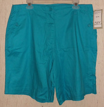NWT WOMENS AW GOLF by Allyson Whitmore BLUE SHORTS  SIZE 16 - £18.59 GBP