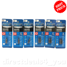 Century Drill &amp; Tool #69151  #1 Square Screwdriver Bits Pack of 6 - £36.28 GBP