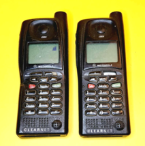 BROKEN &amp; UNTESTED LOT 2x MOTOROLA NEXTEL iDEN R370XL CLEARNET MOBILE PHONE - $1,131.19 MXN