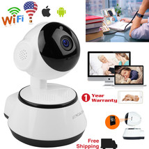 Wireless Pan Tilt Network Home Cctv Ip Camera Ir Night Vision Wifi Webca... - £33.27 GBP