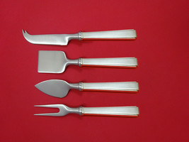 Modern Classic by Lunt Sterling Silver Cheese Serving Set 4 Piece HHWS  ... - £201.32 GBP