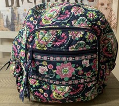 Vera Bradley Petal Paisley Print  Campus Quilted Backpack Large - $56.06