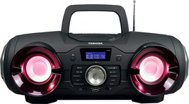 Toshiba Rechargeable Portable Bluetooth CD Boombox Speaker - £155.42 GBP