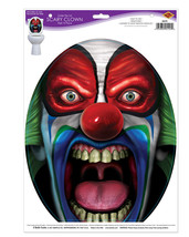 Beistle Halloween Under The Lid Scary Clown Peel 'N Place - 12 Pack (1/Sh) - $62.65