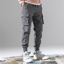 Pantalones Chándal Hombre Cargo Streetwear Joggers Deportivos Gran Tamañ... - $22.97