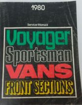 1980 Dodge Sportsman Voyager Vans &amp; Anteriore Sezioni Servizio Negozio M... - $6.96