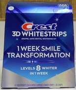 Crest 3D Whitestrips 8 Levels Whiter In 1 Week Box Dmgd. Exp 2027+ - $33.83 CAD
