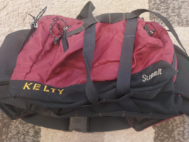 Vintage Kelty Summit Lumbar Waist Bag Hip -Adjustable -Maroon Fanny Pack - $14.64