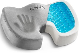 Comfilife Gel Enhanced Seat Cushion: Office Chair Cushion - Non-Slip Gel... - £44.77 GBP